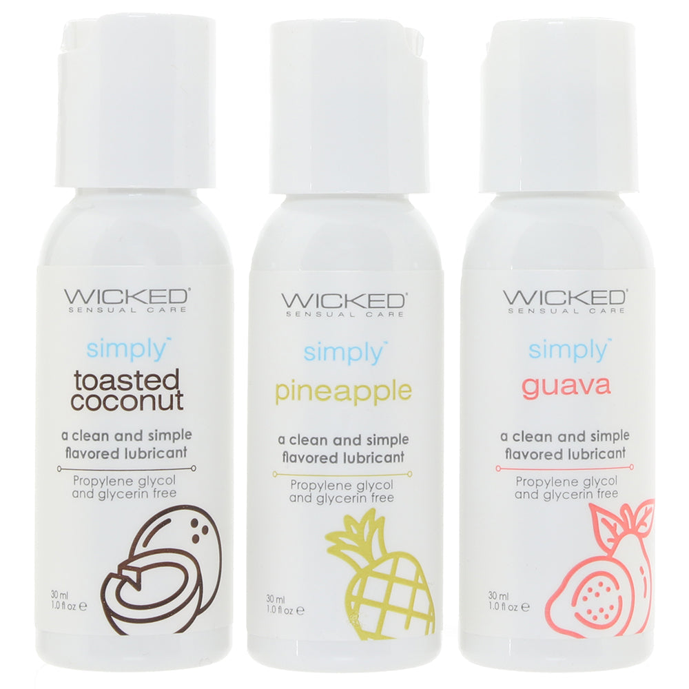 Simply Tropical Trio Flavoured Lube Set Lubes and Lotions > Flavored Sex Lubes