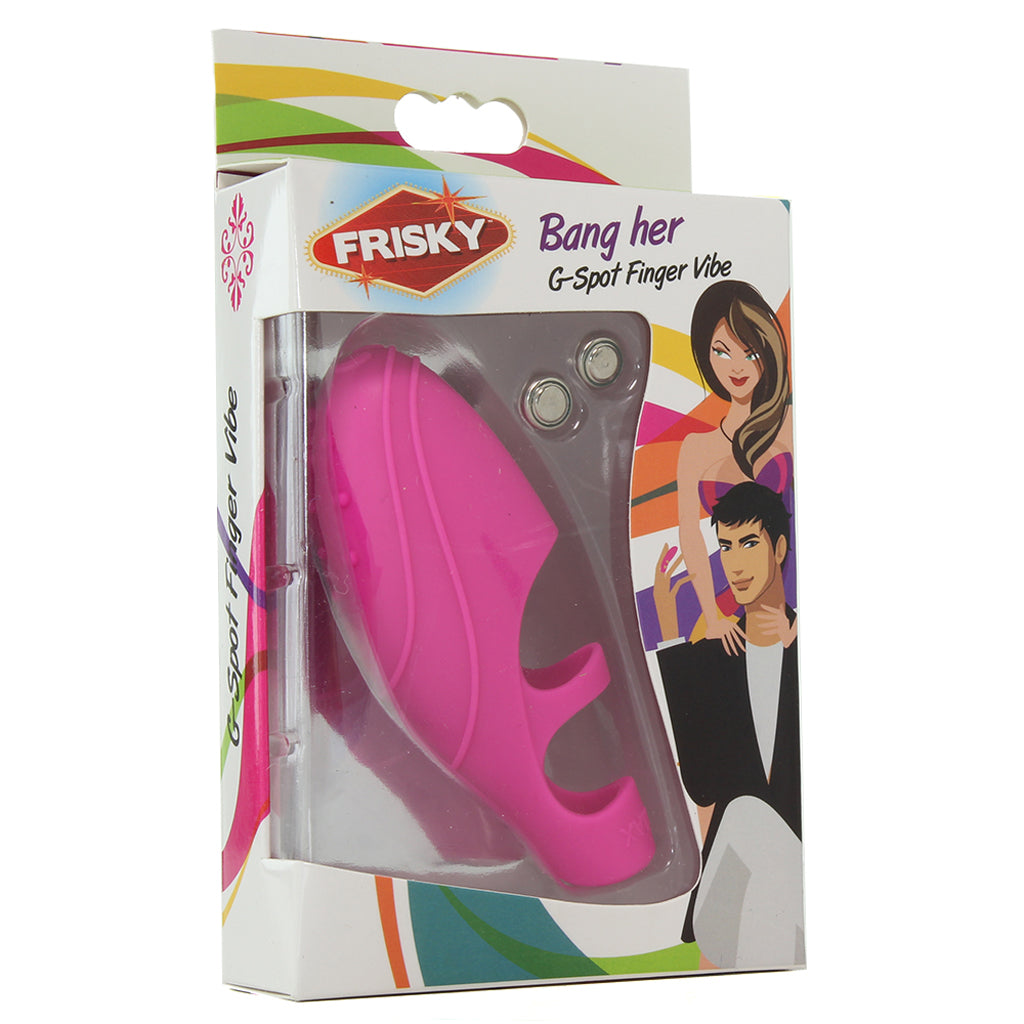 Bang Her G-Spot Finger Vibe in Pink Vibrators > Finger Vibrators