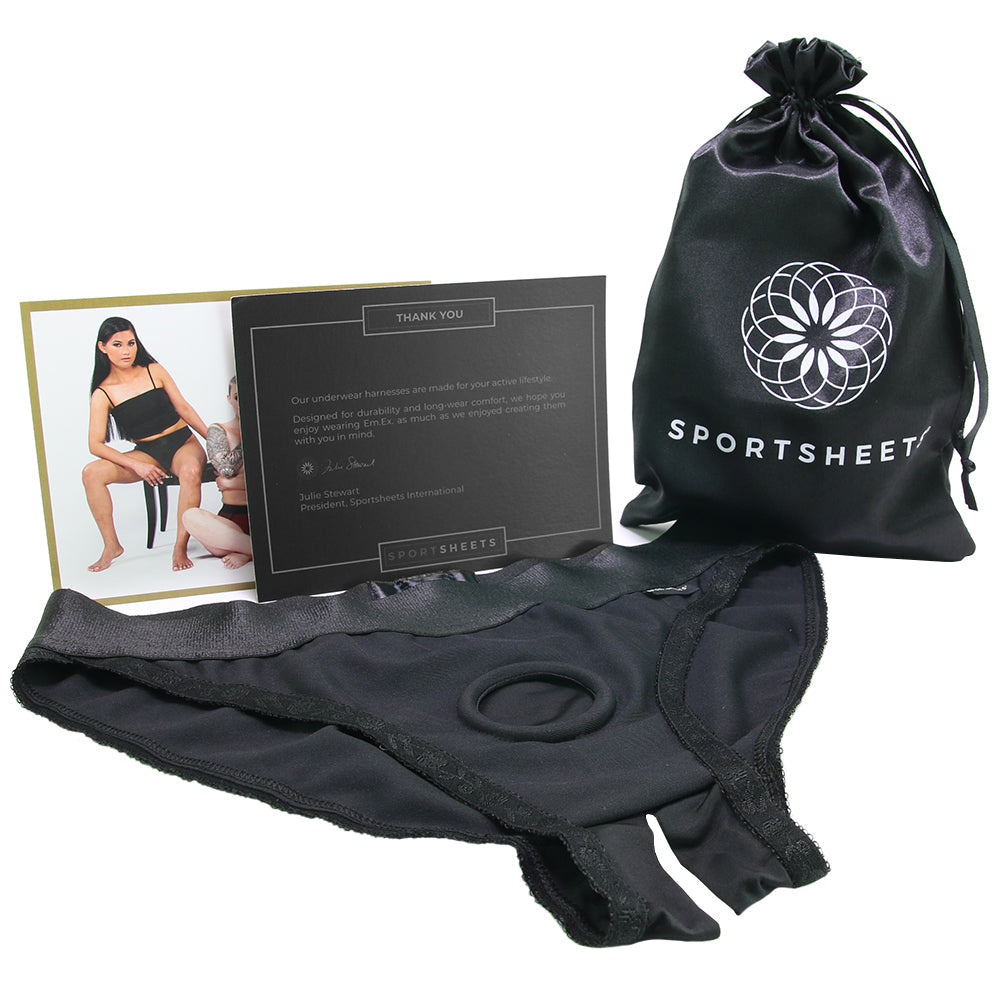 EM.EX. Silhouette Harness Dildo Sex Toys > Strap-On and Harnesses