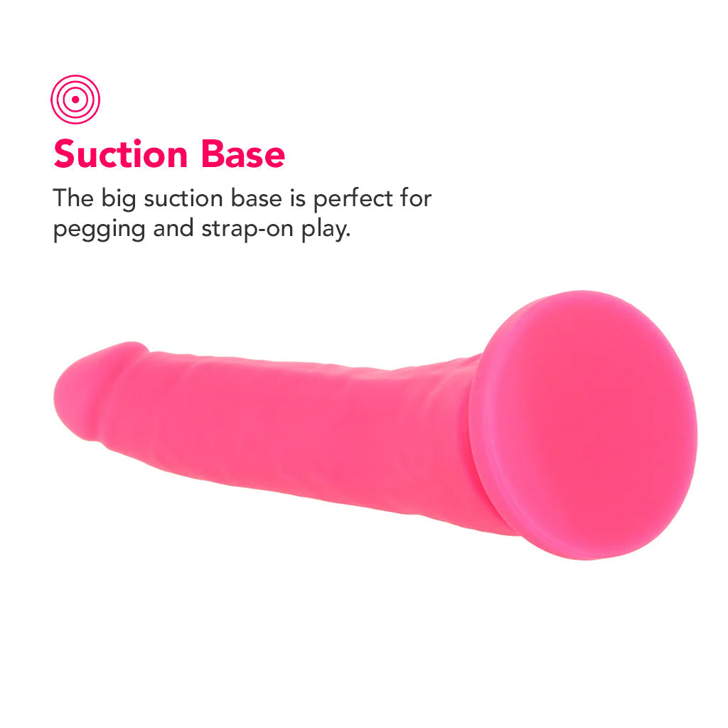 PinkCherry Premium 6.5 Inch Pink Silicone Realistic Dildo Dildo Sex Toys > Realistic Dildos