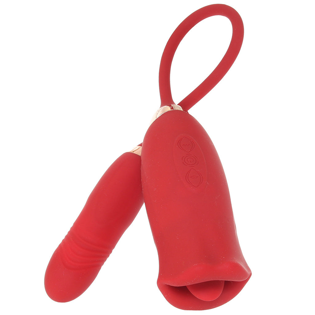 Lickgasm Magic Kiss Licking and Thrusting Vibe Vibrators > Clitoral Stimulators