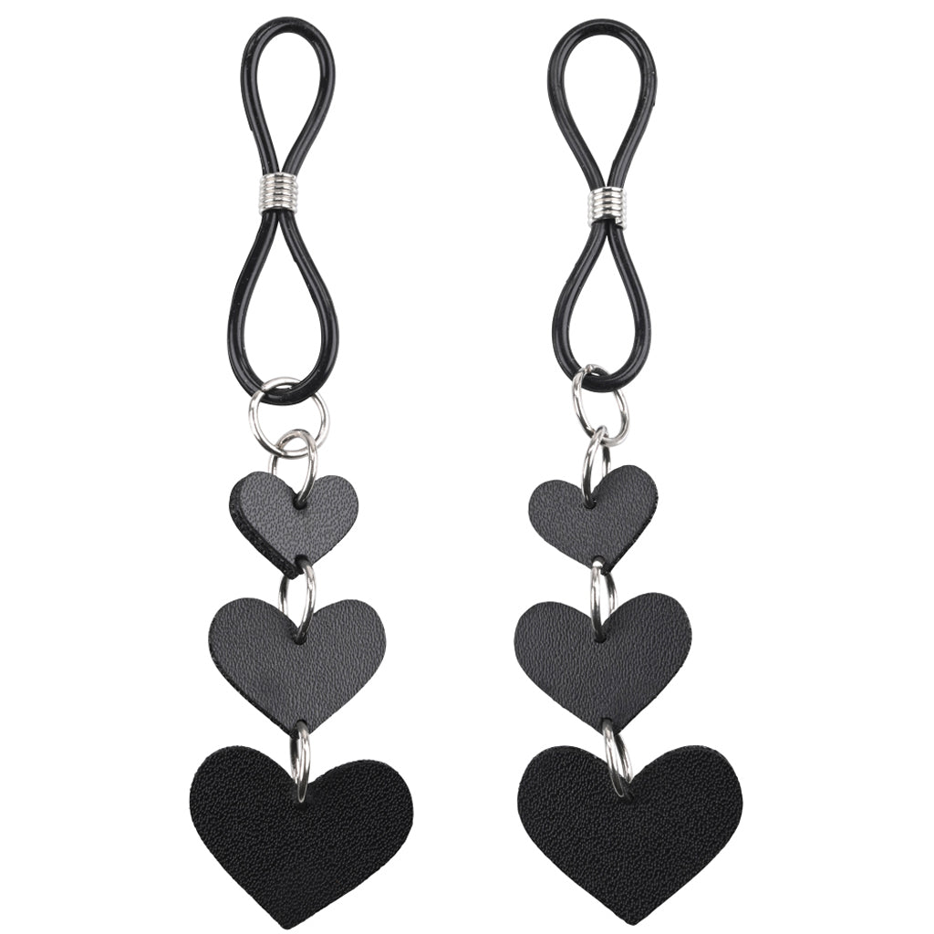 Sex & Mischief Heart Nipple Ties Bondage and Fetish > Nipple Stimulators & Clamps