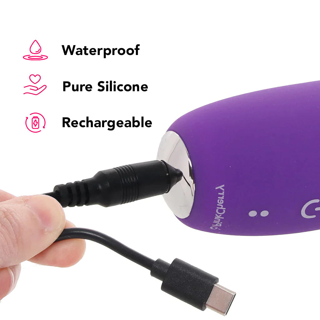 PinkCherry G-Spot Slim Rabbit Vibe in Purple Vibrators > Rabbit Vibrators