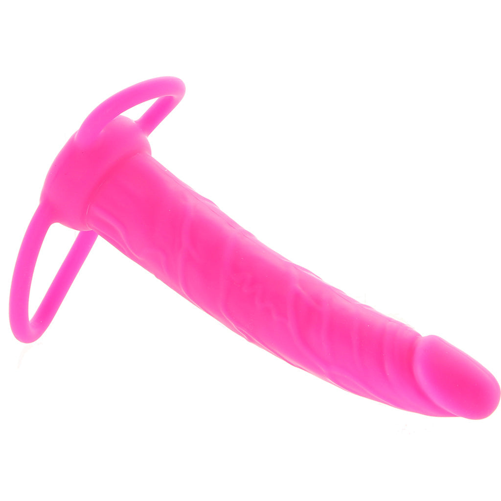 Silicone Love Rider Dual Penetrator in Pink Dildo Sex Toys > Anal Dildos