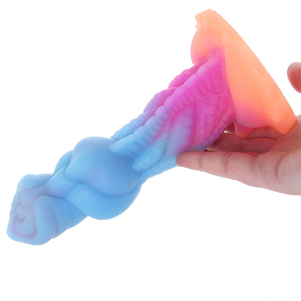 Creature Cocks Aqua-Cock Glow-in-the-Dark Dildo Dildo Sex Toys > Non-Phallic Dildos