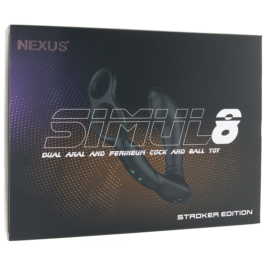 Simul8 Stroker Edition Dual Cock and Ball Vibe Anal Sex Toys > Prostate Massagers