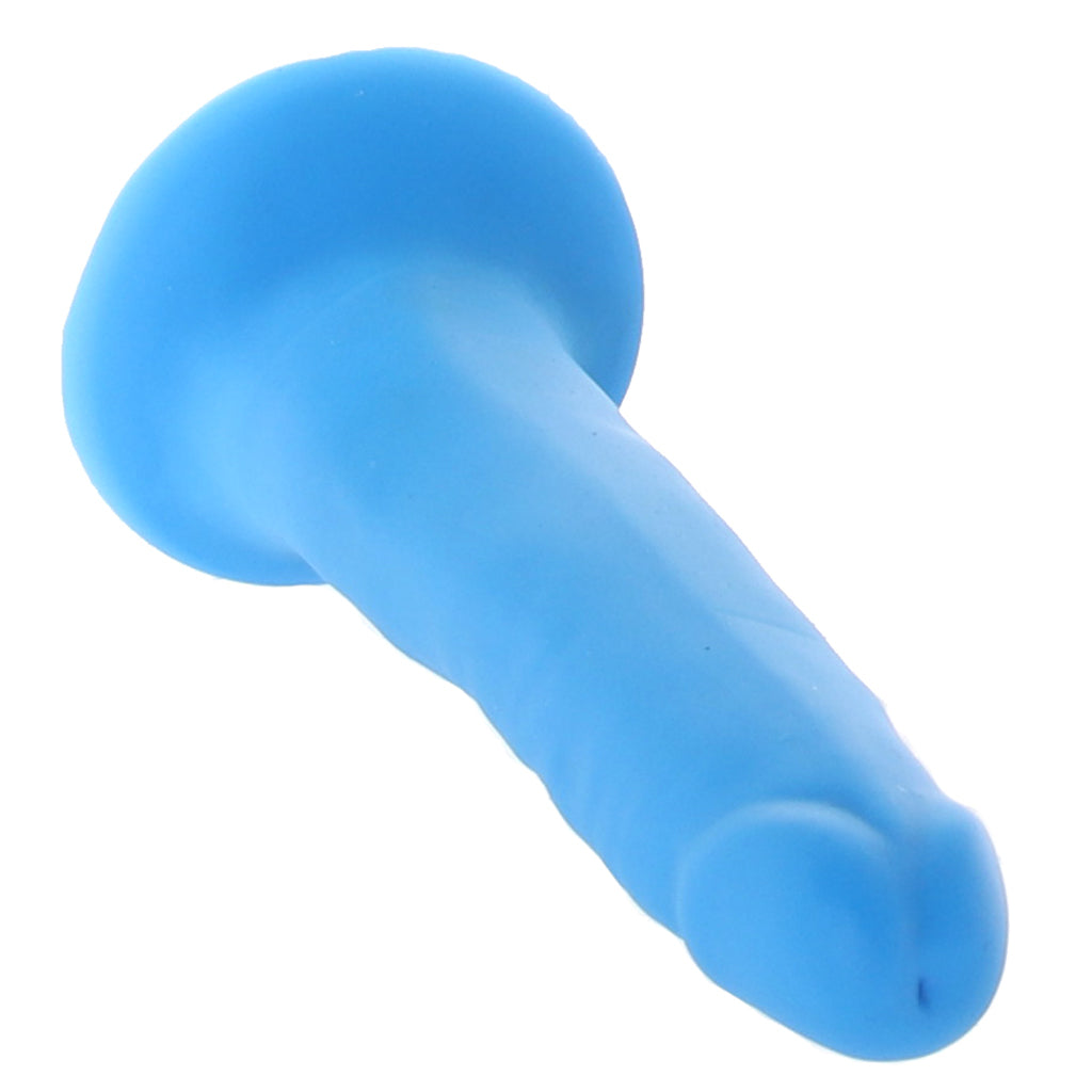 Neo Elite 6 Inch Silicone Dual Density Cock in Blue Dildo Sex Toys > Realistic Dildos