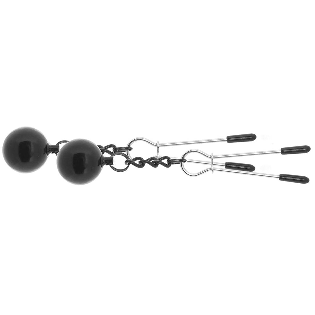 Nipple Grips Weighted Tweezer Nipple Clamps Bondage and Fetish > Nipple Stimulators & Clamps