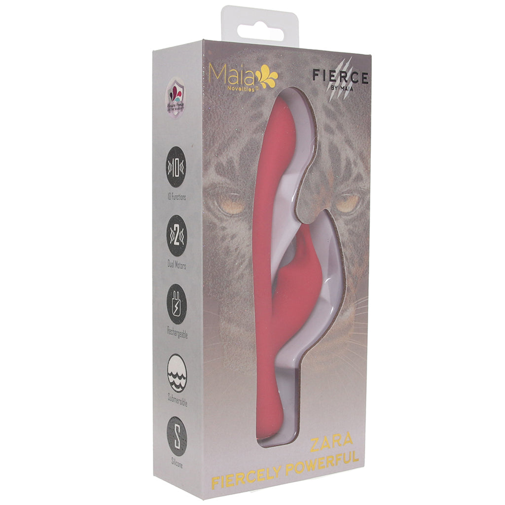 Zara Fiercely Powerful Rabbit Vibe in Red Vibrators > Rabbit Vibrators
