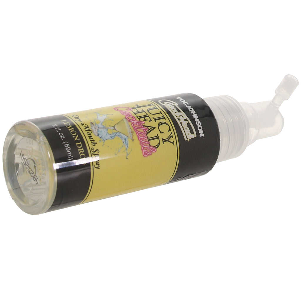 GoodHead Juicy Mouth Spray 2oz/59ml in Lemon Drop Lubes and Lotions > Flavored Sex Lubes