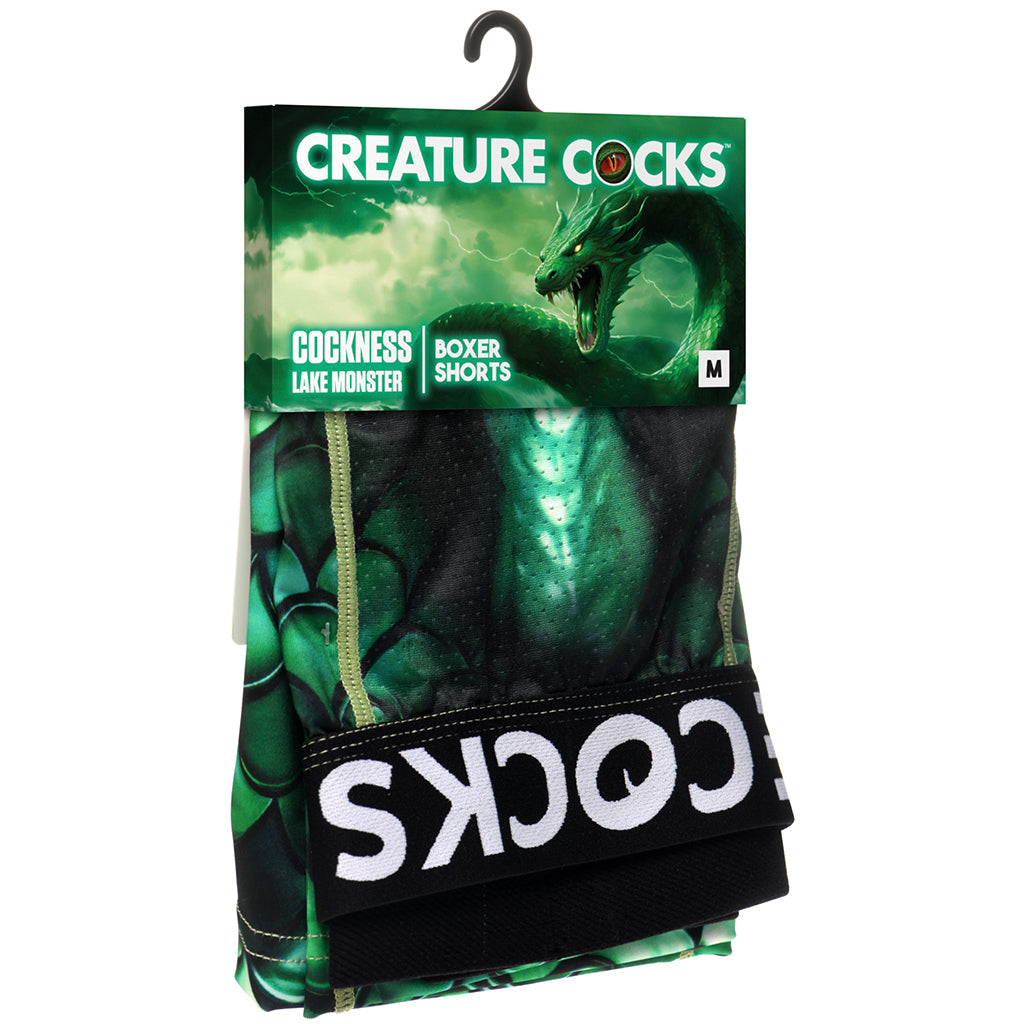 Creature Cocks Cockness Lake Monster Boxer Shorts Novelties 'n Parties > Lingerie