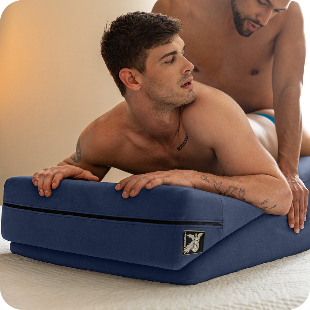 Wedge Ramp Combo in Velvet Blue Sex Furniture > Sex Machine