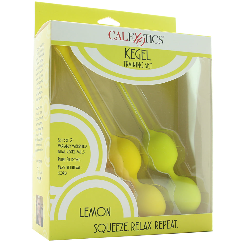 Lemon Squeeze.Relax.Repeat Kegel Dual Training Set Kegel, Ben Wa and Pelvic Health Tools