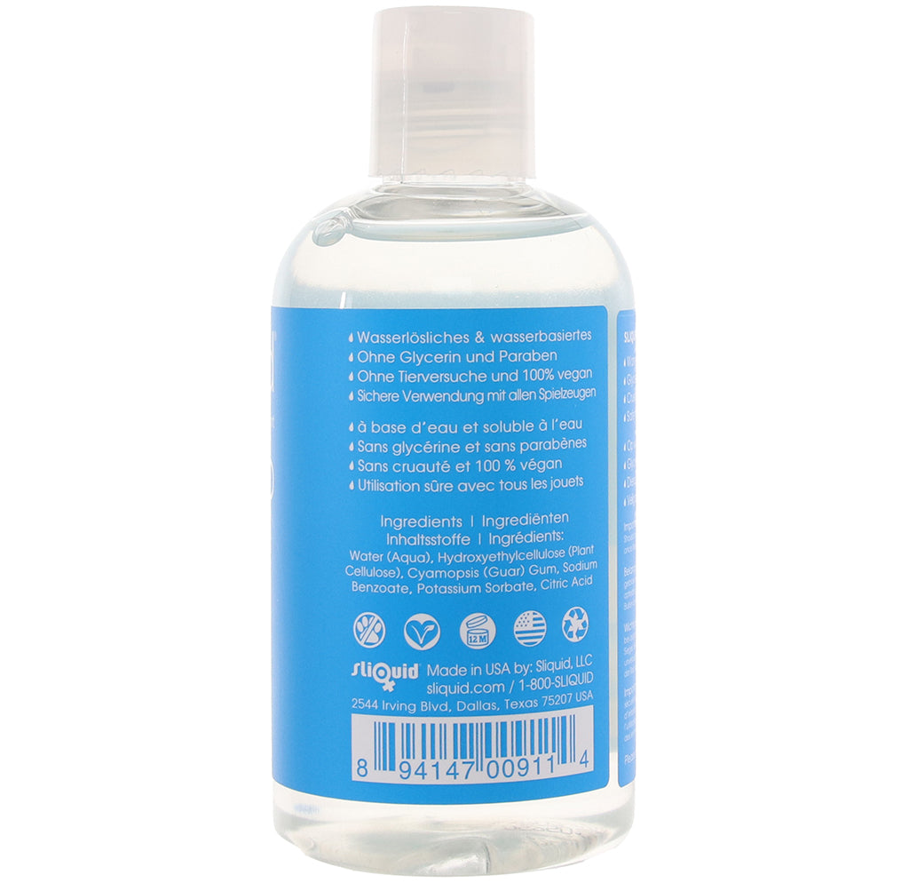 H2O Glycerine Free Natural Lube in 8.5oz/255ml Lubes and Lotions > Water Based Sex Lubes