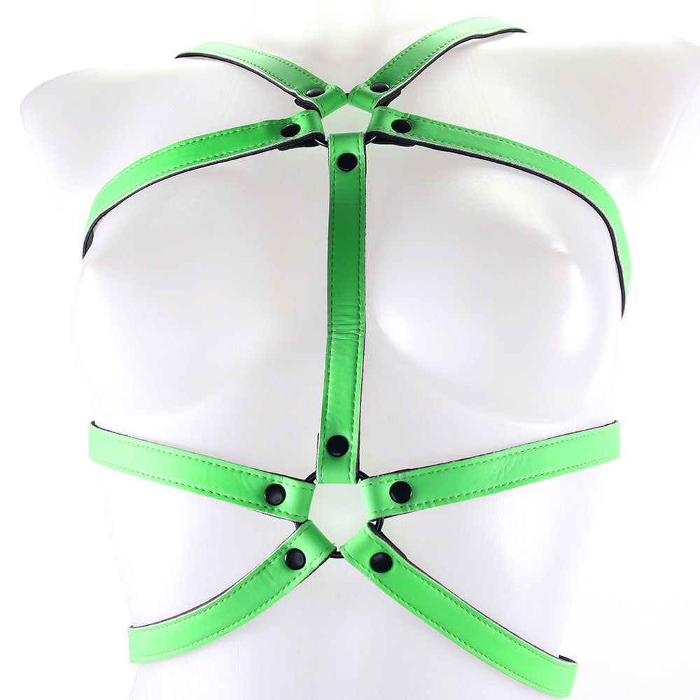 Ouch! Glow In The Dark Body Harness /M Bondage and Fetish > Men's Bondage Wear