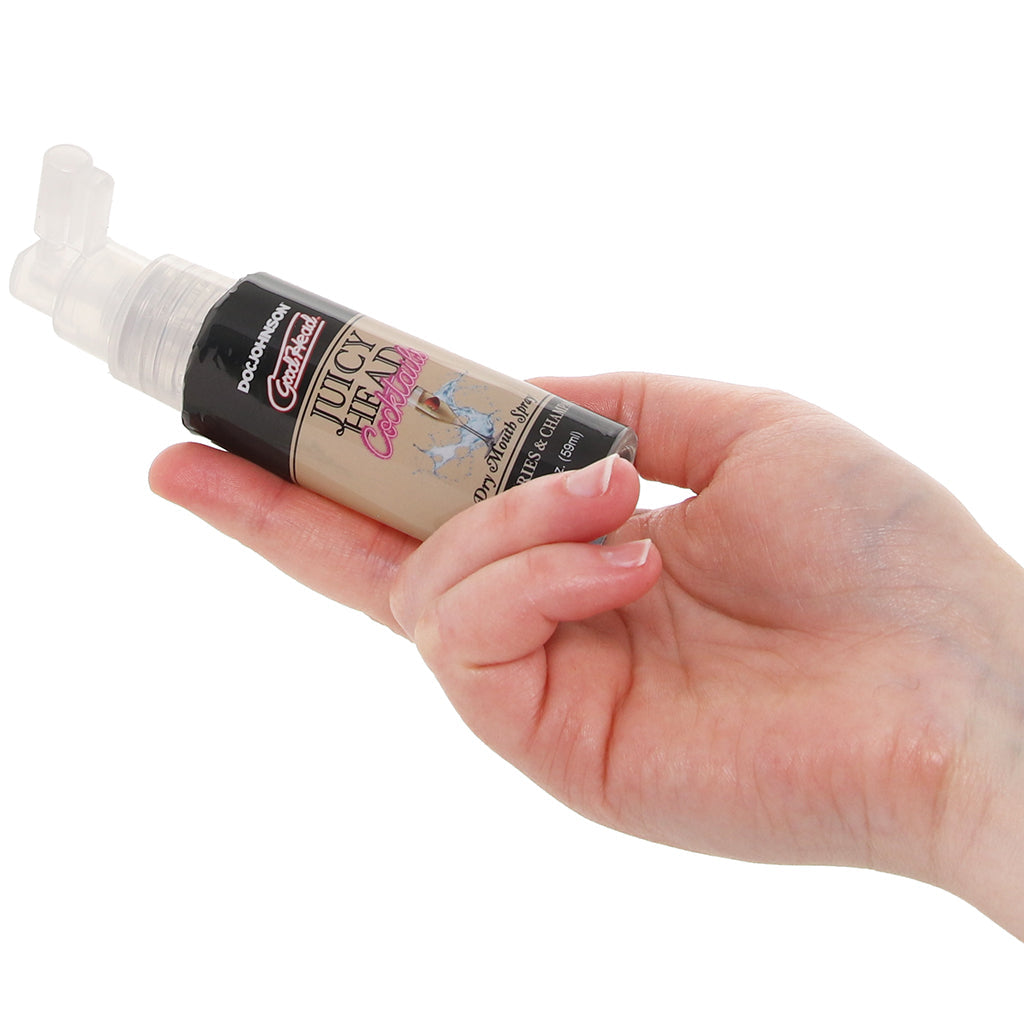 GoodHead Juicy Mouth Spray 2oz/59ml in Strawberries & Champ Lubes and Lotions > Flavored Sex Lubes