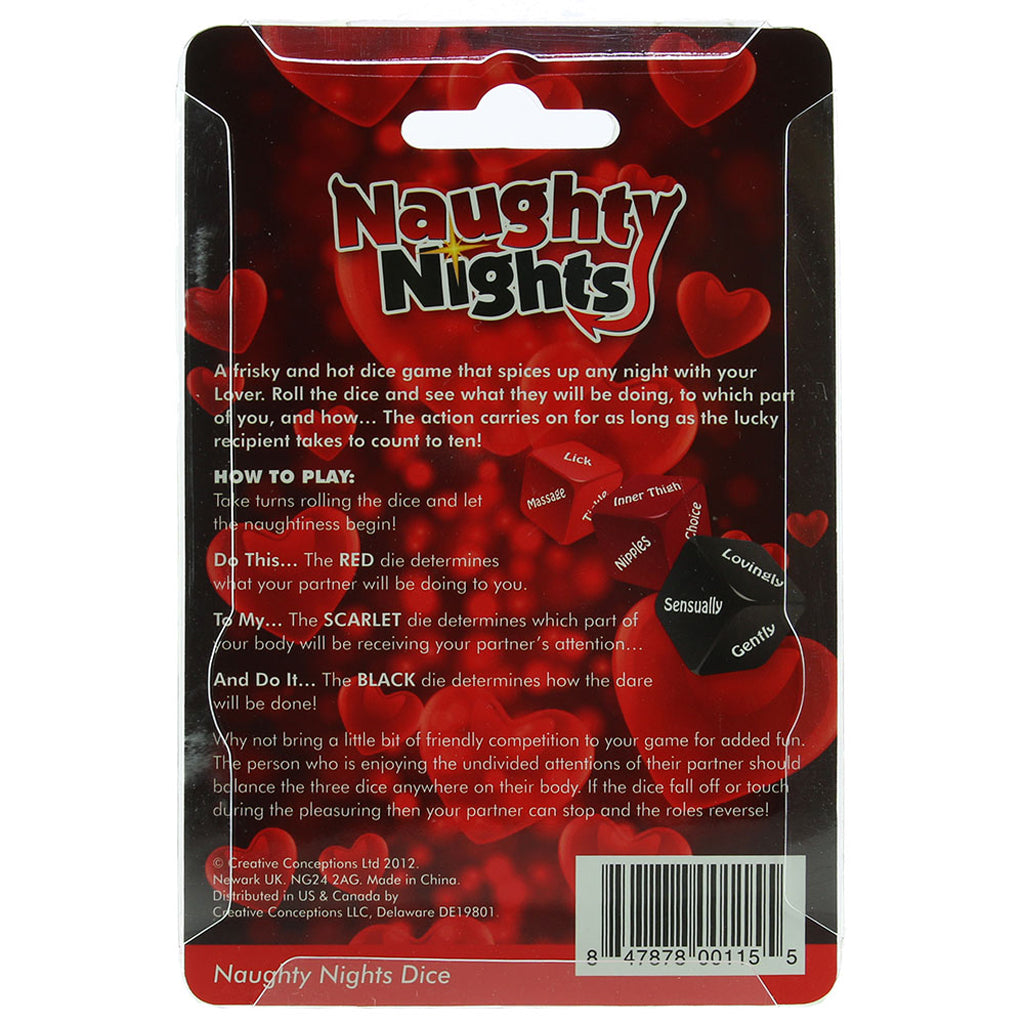 Naughty Nights Raunchy Dare Dice Sensual Love > Games