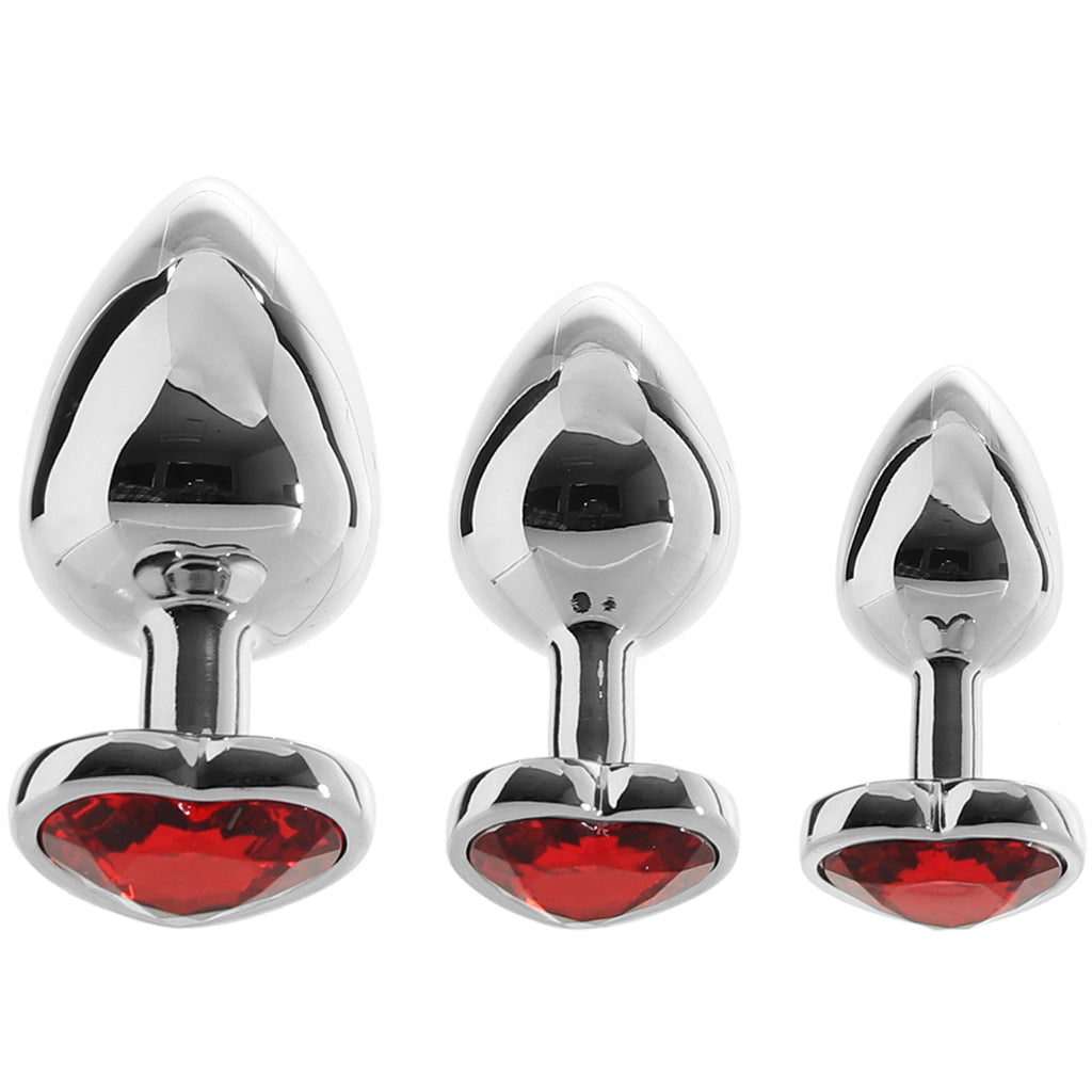PinkCherry I Heart You Anal Plug Set Anal Sex Toys > Butt Plugs