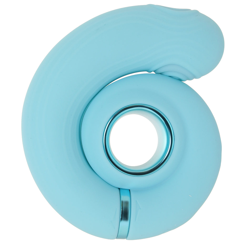 Loveline Tic-Tac Tapping Swirl Vibe in Blue Vibrators > G-Spot Vibrators
