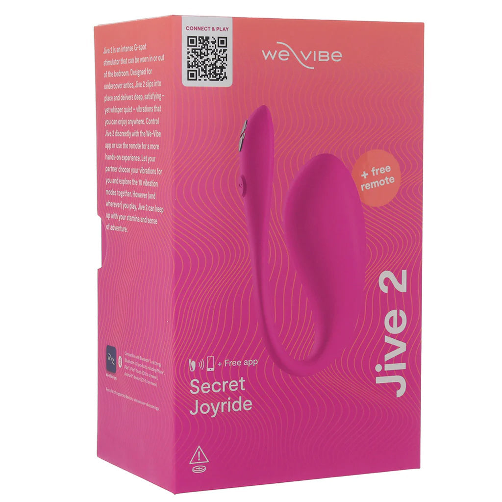 We-Vibe Jive 2 Wearable G-Spot Vibe in Electric Pink Vibrators > G-Spot Vibrators