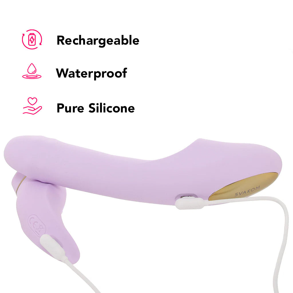 DuoGlow Thrusting Beaded Vibe with Pulsing Stimulator Vibrators > G-Spot Vibrators