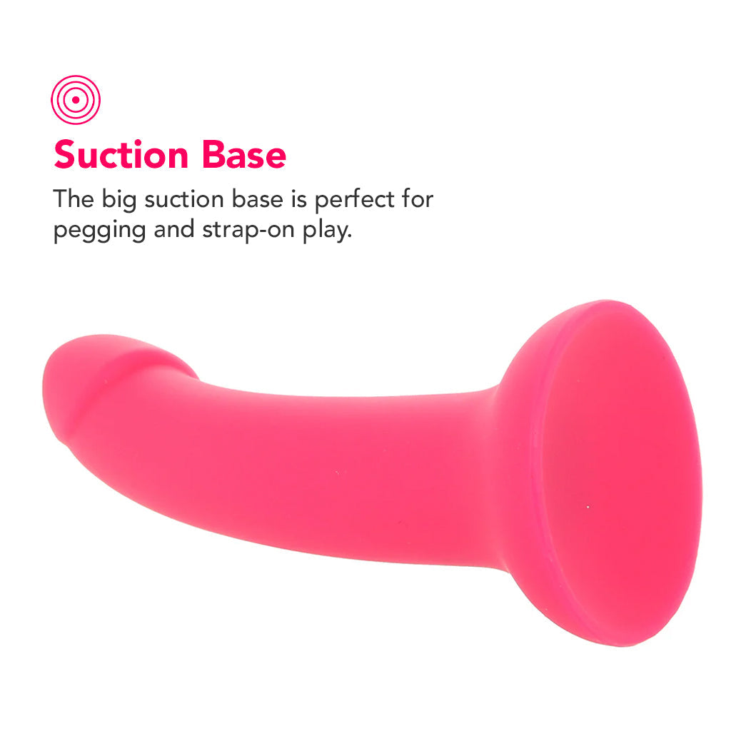 PinkCherry Premium 7 Inch Pink Silicone Dildo Dildo Sex Toys > G-Spot Dildos