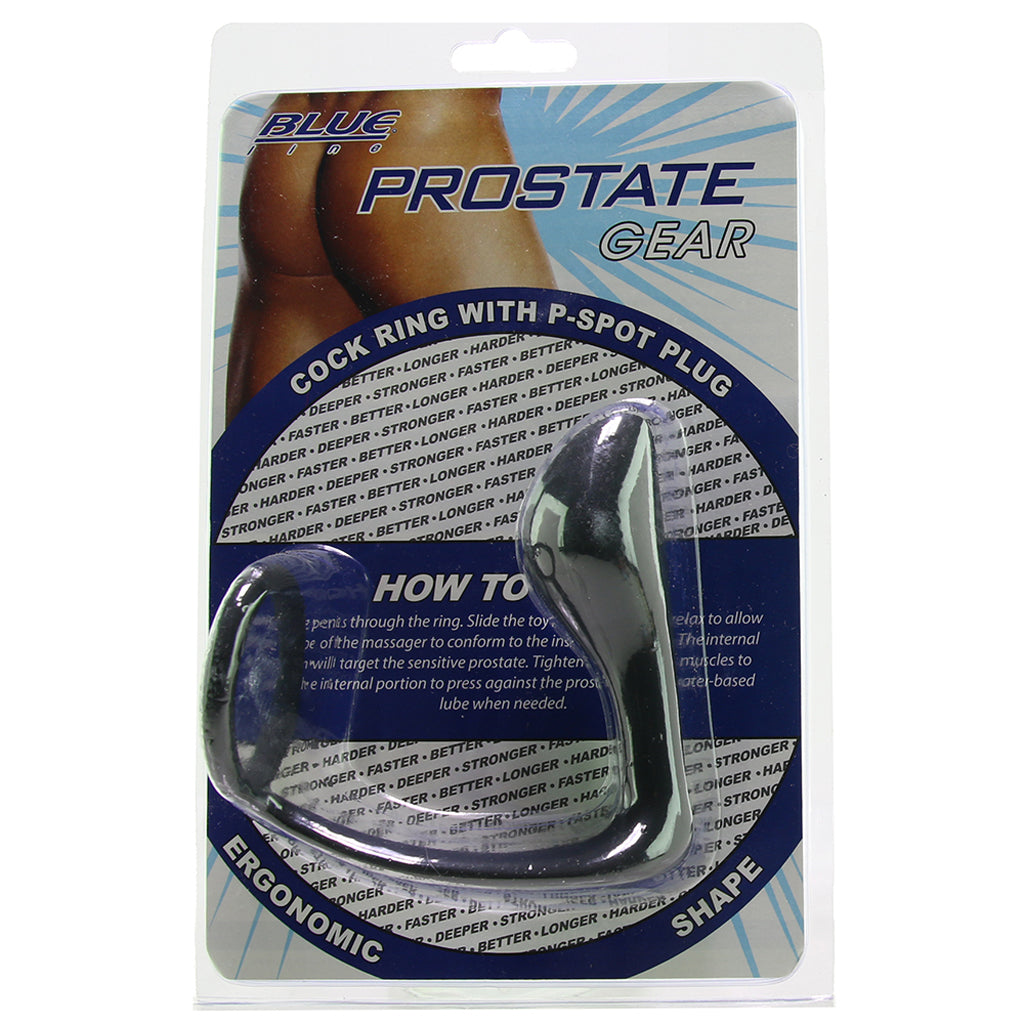 Cock Ring with P-Spot Plug Anal Sex Toys > Prostate Massagers
