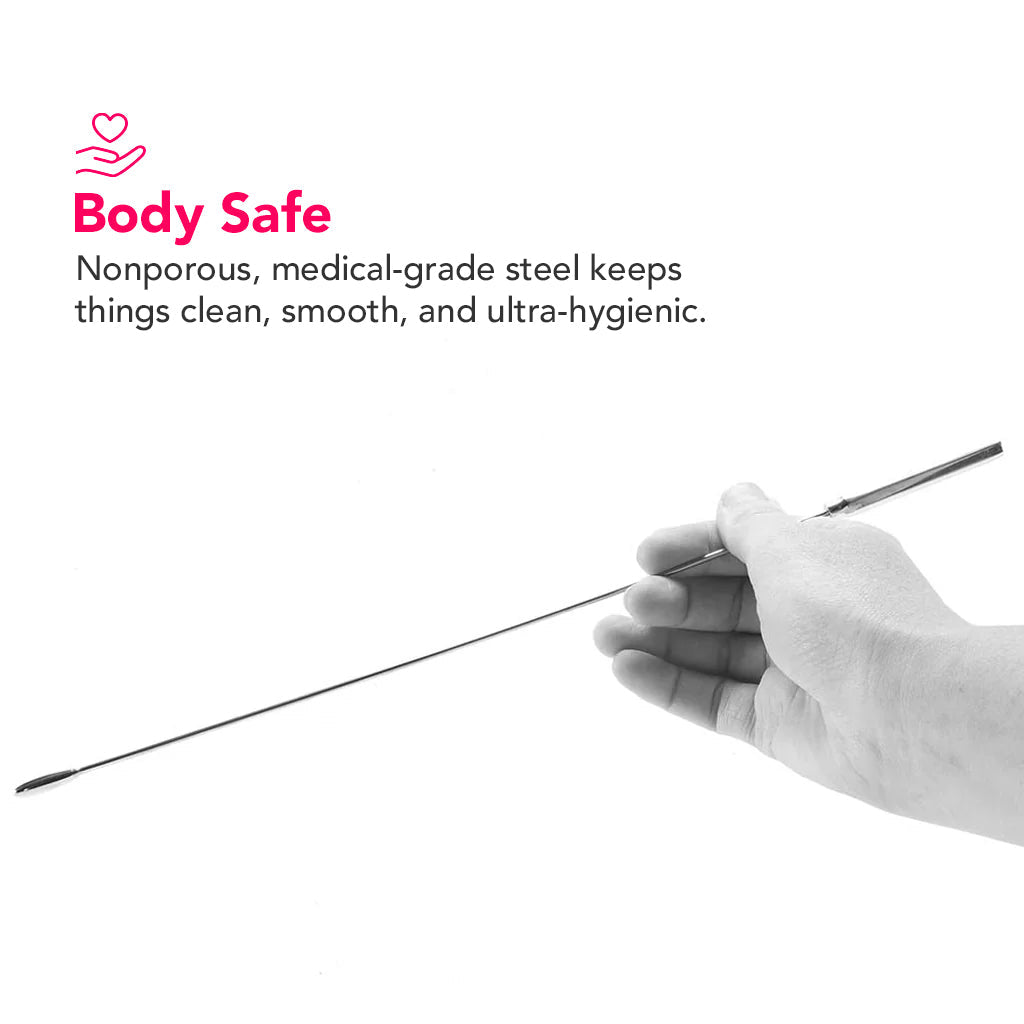 Stainless Steel 12 Pc. Rose Bud Sounding Set Bondage and Fetish > Cock and Ball Devices
