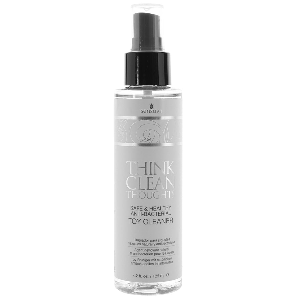 Think Clean Thoughts Anti-Bacterial Toy Cleaner 4.2oz Lubes and Lotions > Sex Toy Cleaner