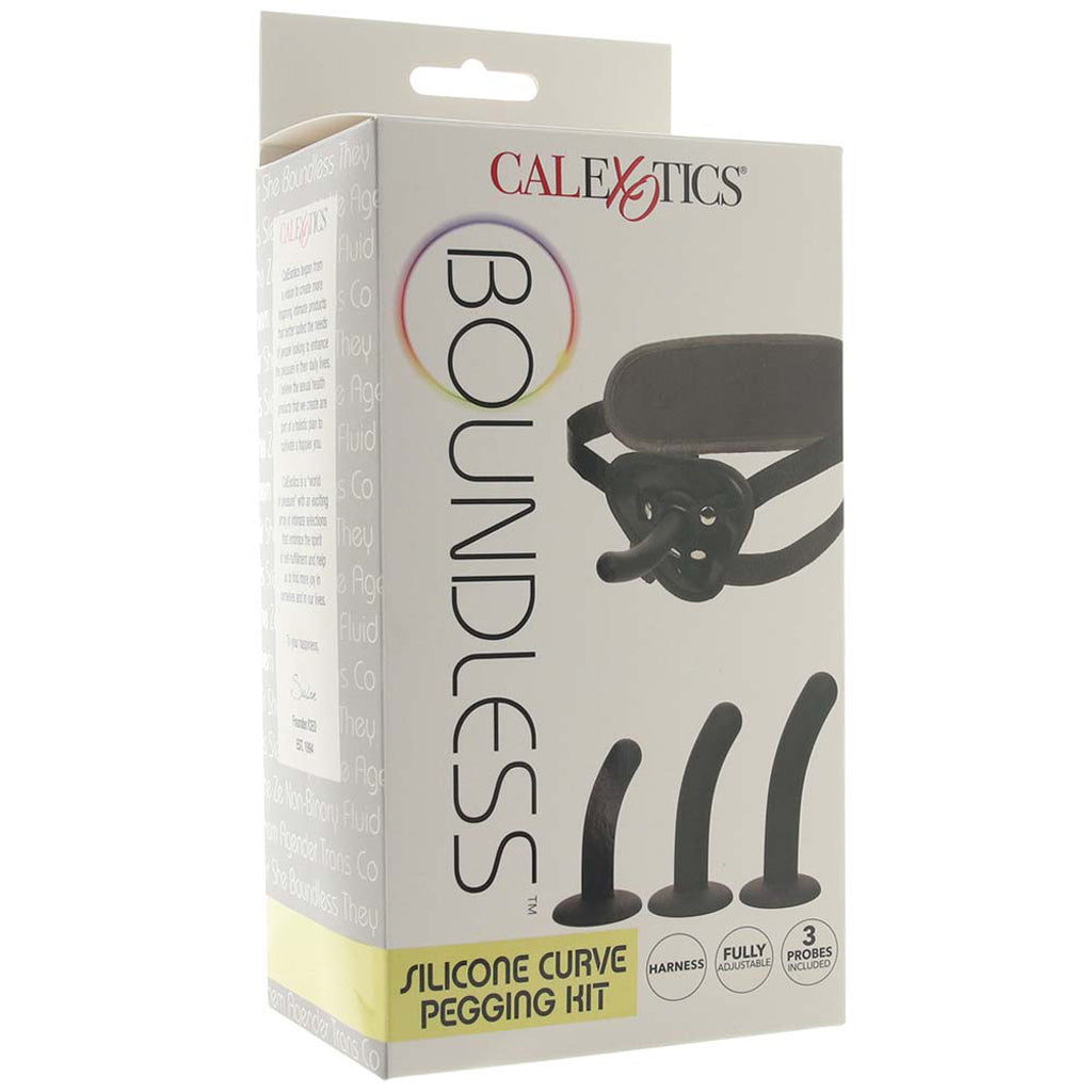 Boundless Silicone Curve Pegging Kit Dildo Sex Toys > Pegging Dildos