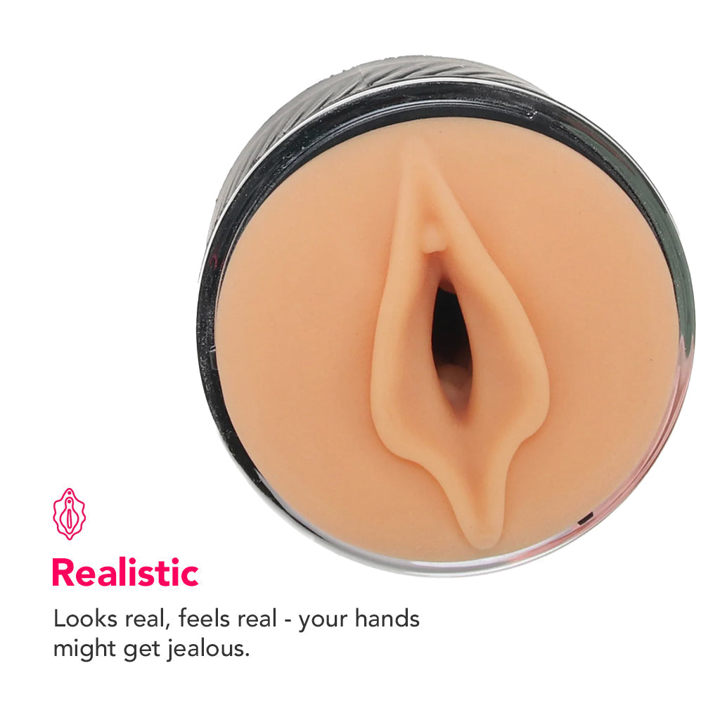PinkCherry Realistic Dual Ended Stroker Male Masturbators > Pocket Strokers