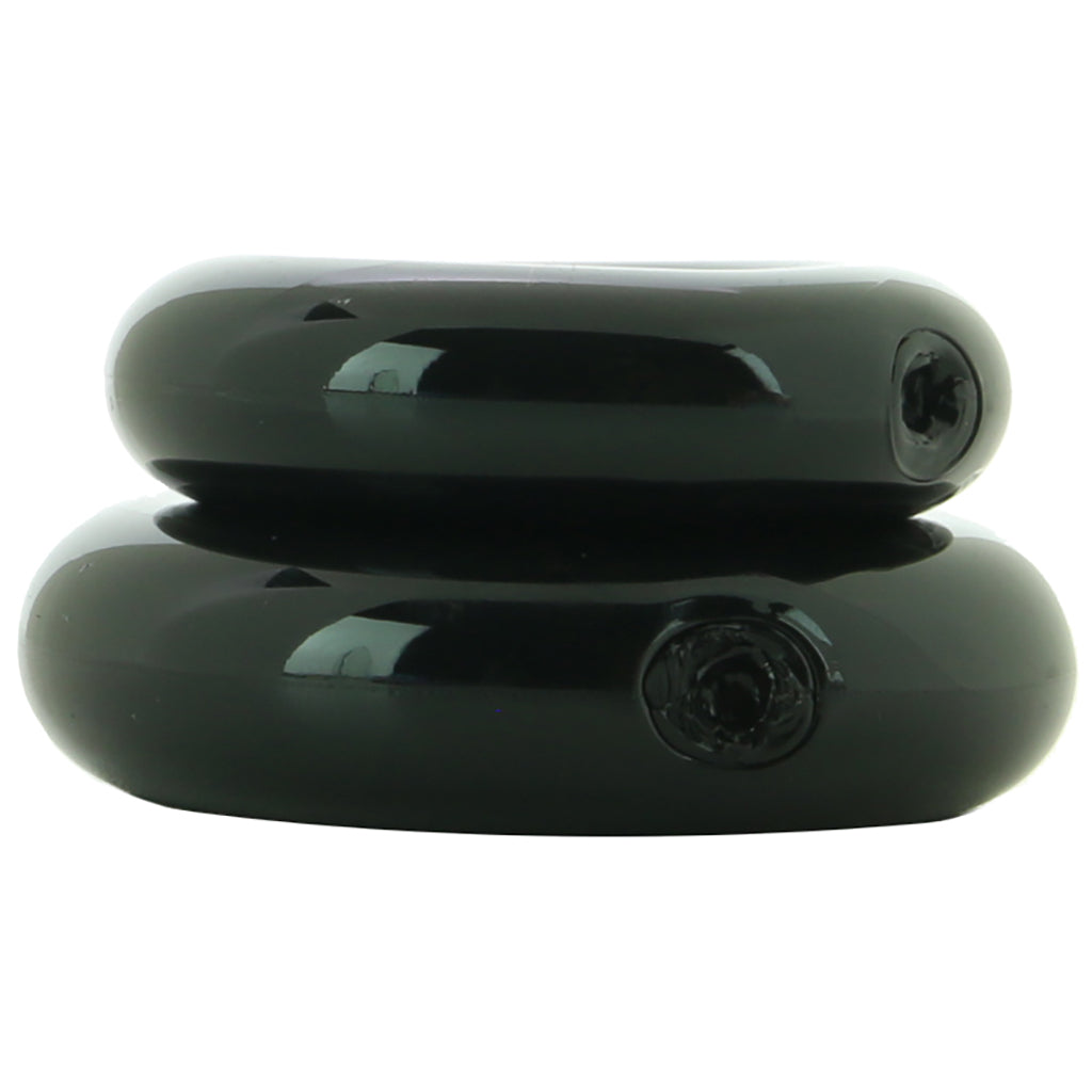 Renegade Double Stack Cock Rings in Black Cock Rings