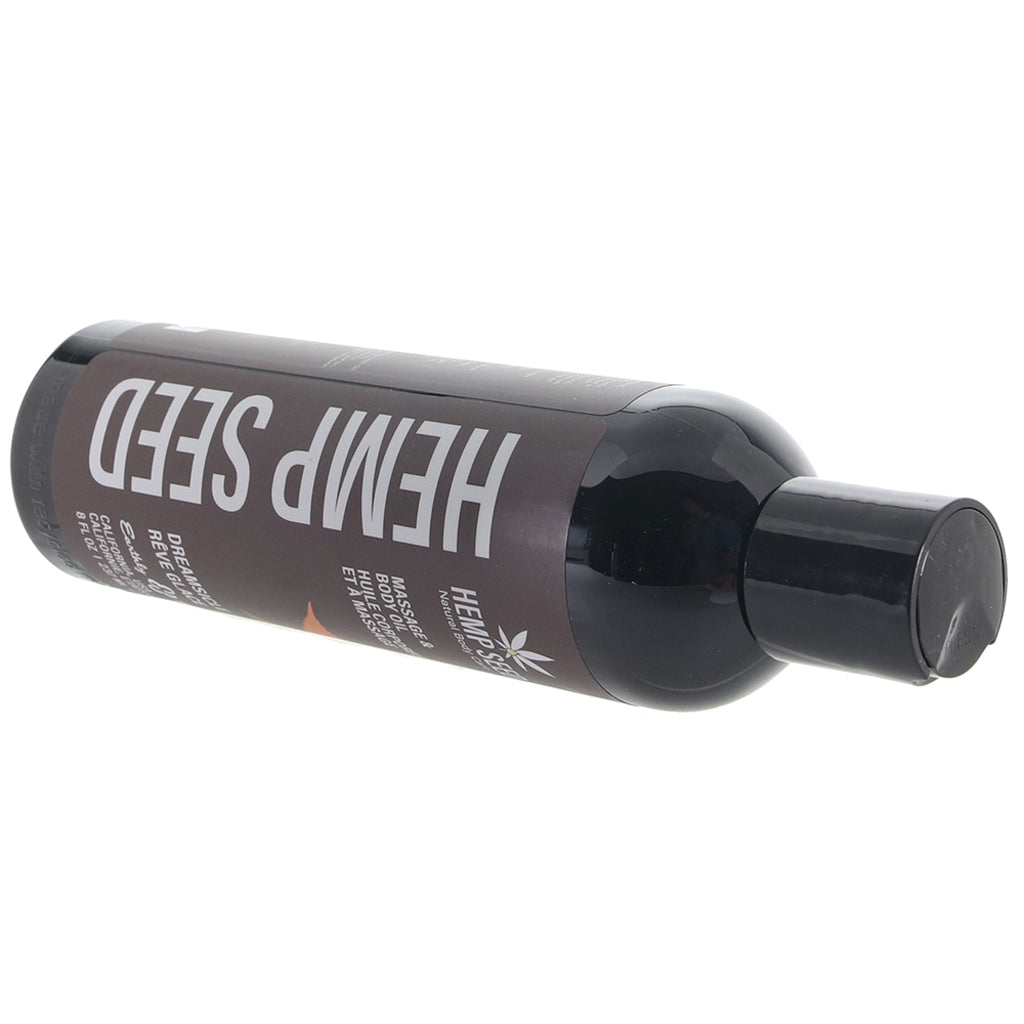 Hemp Seed Massage Oil 8oz/236ml in Dreamsicle Sensual Love > Massage
