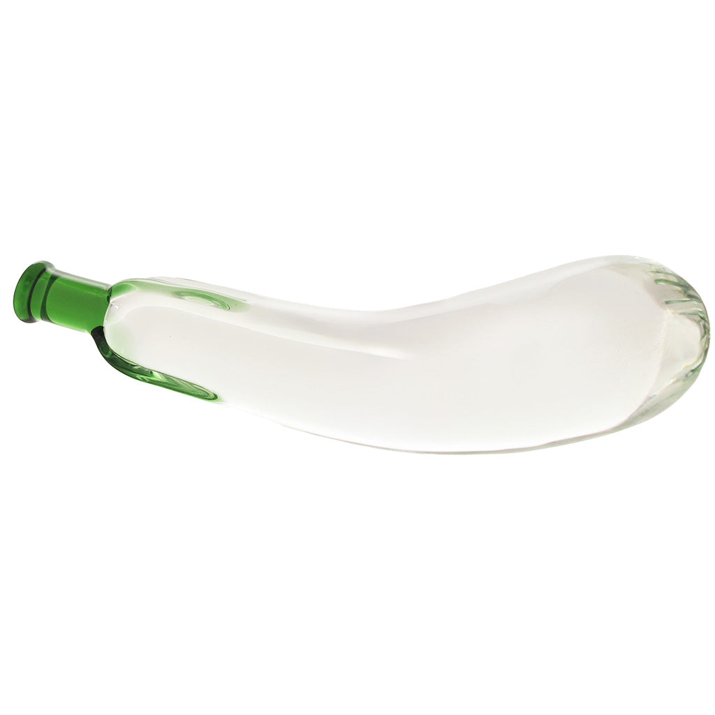 gläs Eggplant Ecstacy Glass Dildo Dildo Sex Toys > G-Spot Dildos