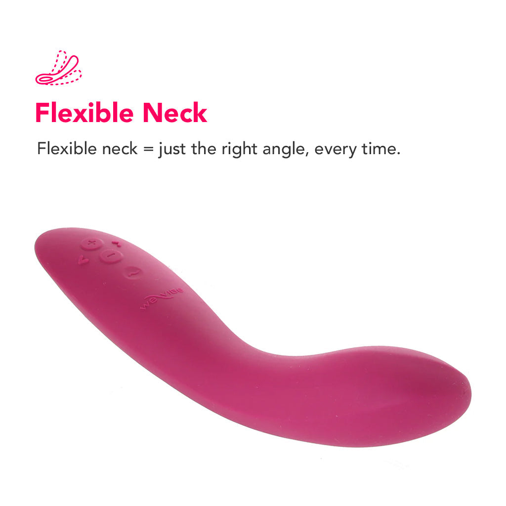 We-Vibe Rave 2 Silicone G-Spot Vibe in Fuschia Vibrators > G-Spot Vibrators