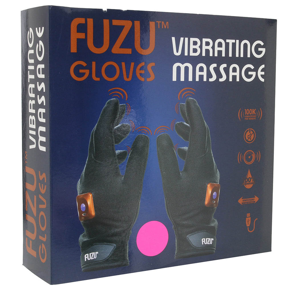 Fuzu Vibrating Small Massage Gloves in Pink Vibrators > Clitoral Stimulators