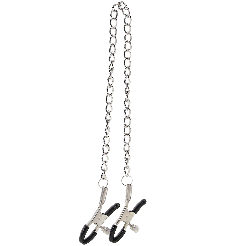 Sex & Mischief Chained Nipple Clamps Bondage and Fetish > Nipple Stimulators & Clamps