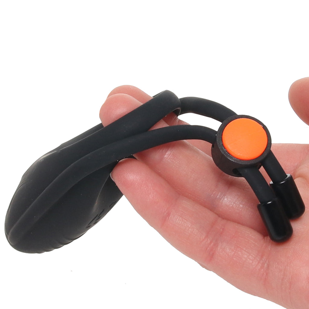 CockPower Vibrating Ring with Adjustable Cock Tie Cock Rings