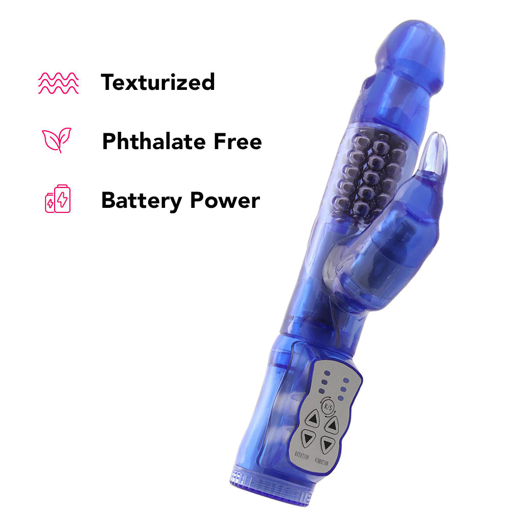 Delight Triple Orgasm Rabbit Vibe in Purple Vibrators > Rabbit Vibrators