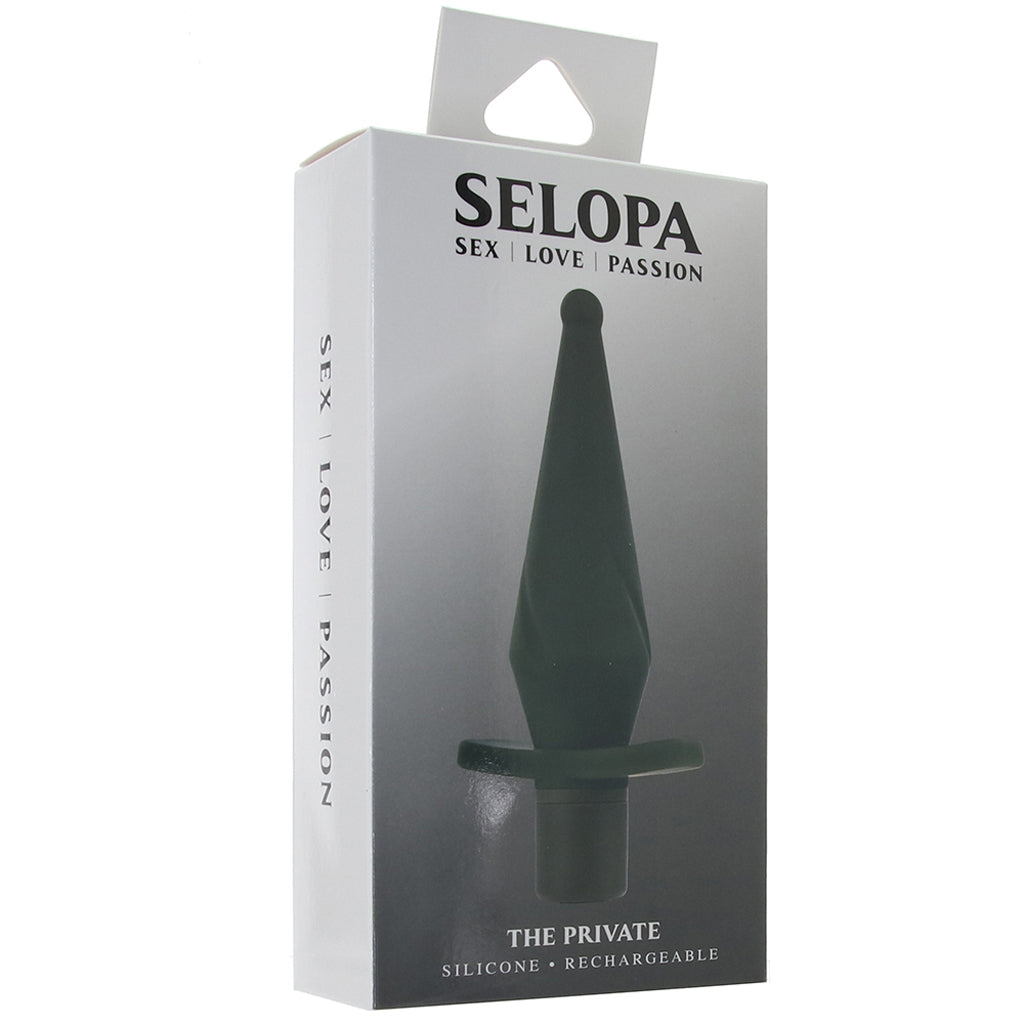 Selopa The Private Plug Vibe Anal Sex Toys > Butt Plugs
