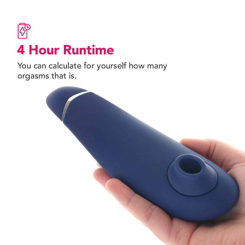 Womanizer Premium 2 Pleasure Air Stimulator in Blueberry Vibrators > Clitoral Stimulators