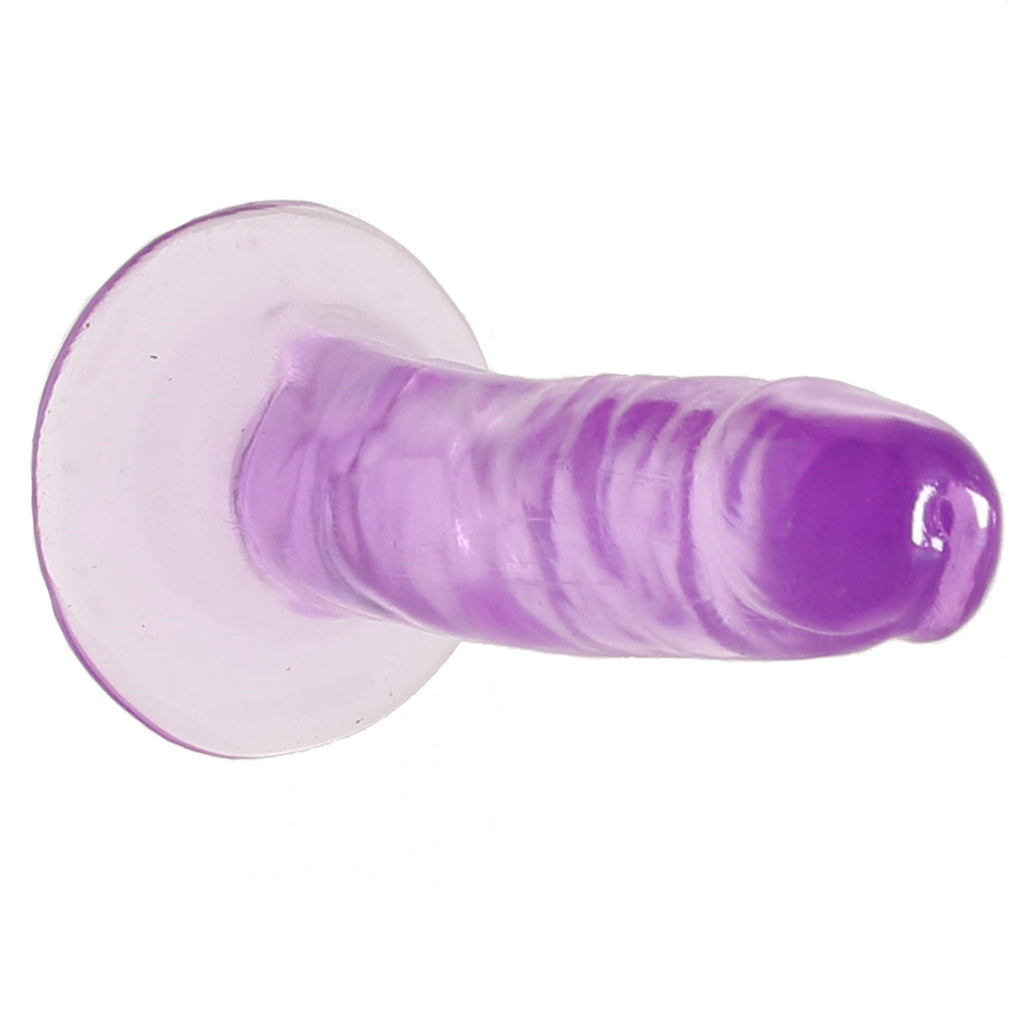 B Yours Plus Hard n’ Happy 5 Inch Jelly Dildo in Purple Dildo Sex Toys > Realistic Dildos