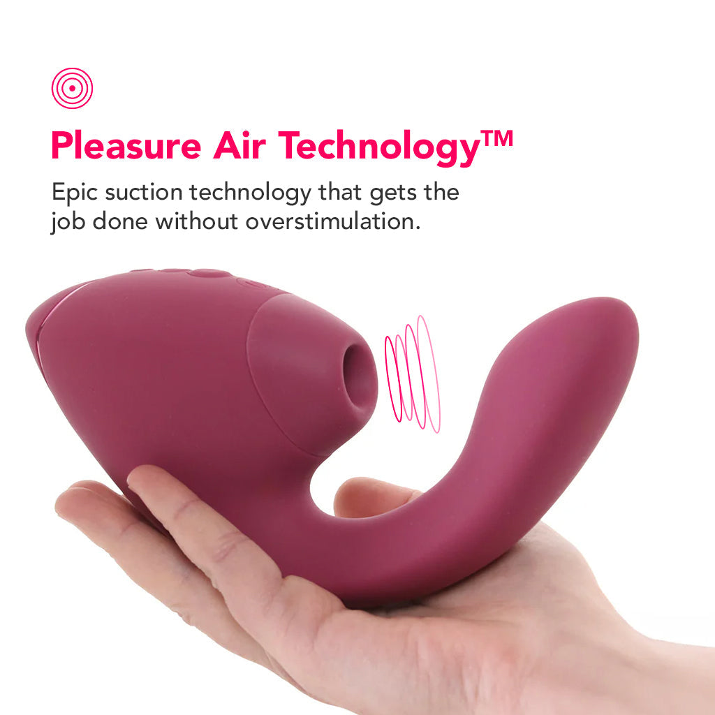 Womanizer Next Duo Clitoral Suction & G-Spot Vibe in Pink Vibrators > G-Spot Vibrators