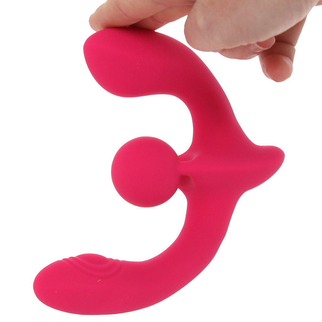 Together Double Tap Strapless Strap-On Vibe Dildo Sex Toys > Strap-On and Harnesses