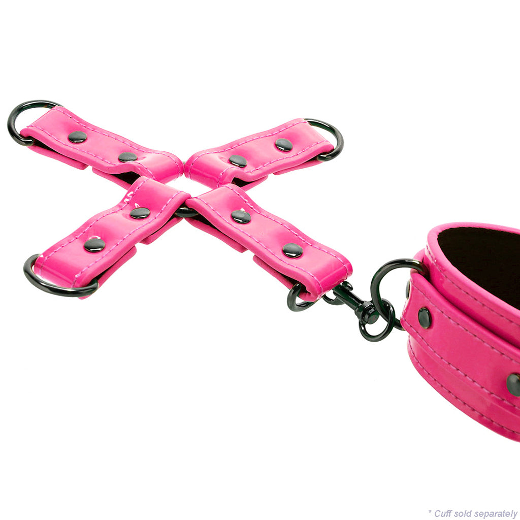 Electra Play Things Hog Tie in Neon Pink Bondage and Fetish > Restraints