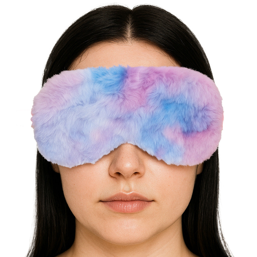 Ouch! Fluffy Blindfold in Multi-Colour Bondage and Fetish > Pleasure Masks and Dress Up Play