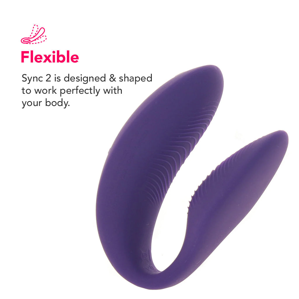 We-Vibe Sync 2 Couple's Vibe in Purple Vibrators > G-Spot Vibrators