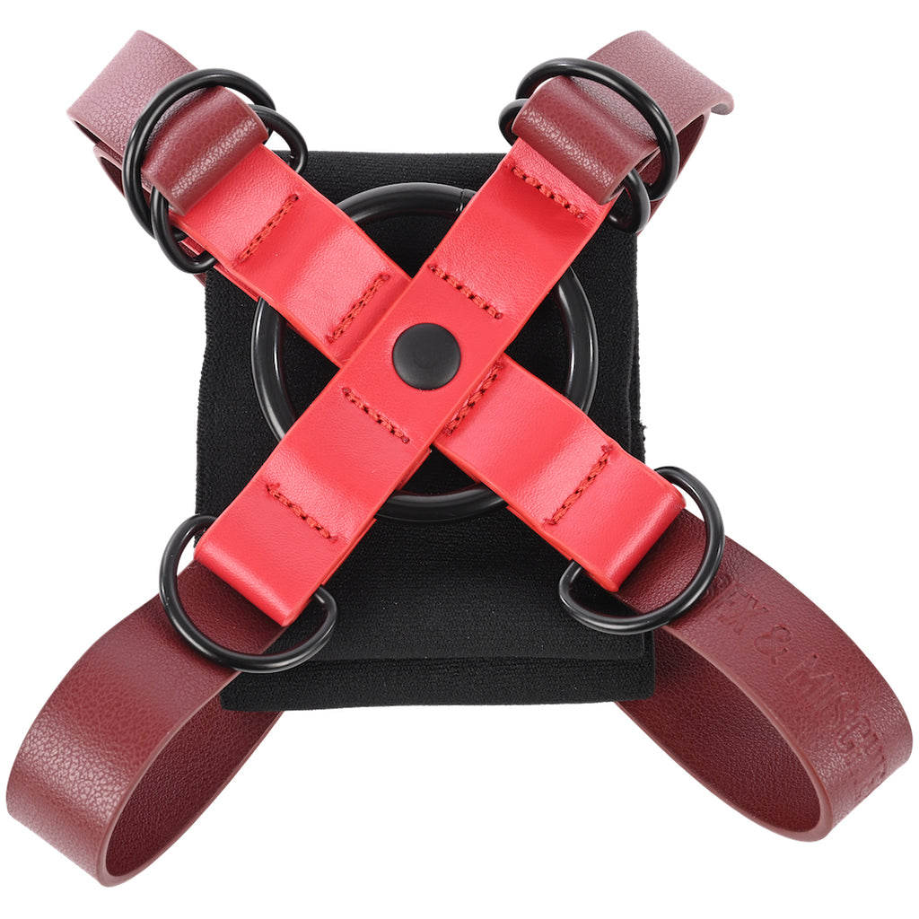 Ex's & Oh's Cross Wrist Cuffs Bondage and Fetish > Wrist and Ankle Cuffs