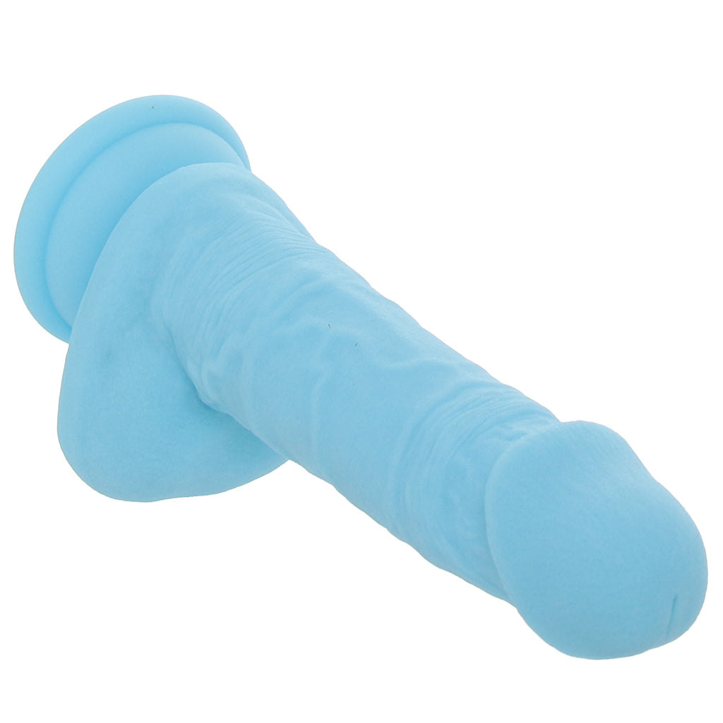 Declan 6.5 Inch Silicone Dildo in Blue Dildo Sex Toys > Realistic Dildos