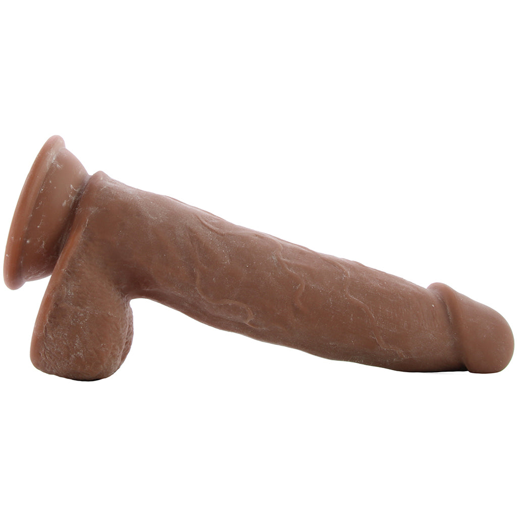 Real Cocks #7 Dual Layered Bendable Dildo in Brown Dildo Sex Toys > Realistic Dildos